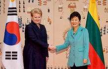 한-리투아니아 정상회담 (2014.2.18. 한국)