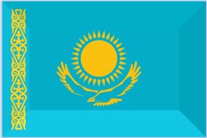 카자흐스탄국기