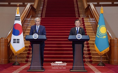 한-카자흐스탄 정상회담 (2021.8.17. 한국)