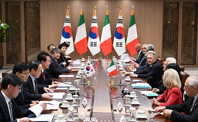 한-이탈리아 정상회담 (2023.11.8. 한국)
