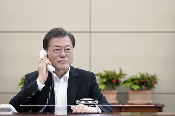 코로나 전화외교