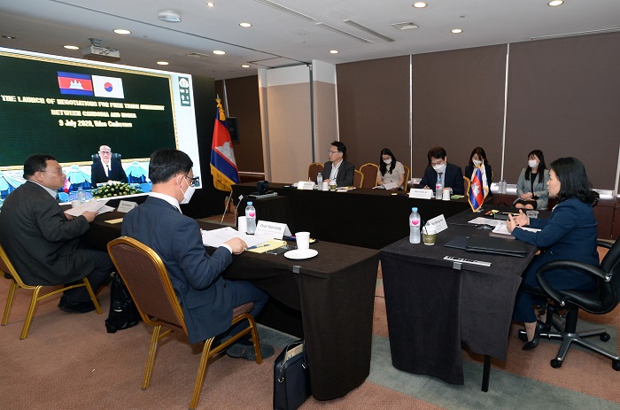 한-캄보디아 자유무역협정(FTA) 협상 개시 선언