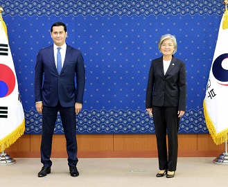 외교부, 우즈벡 부총리와 면담…코로나19 이후 외국 주요인사 첫 訪韓 이미지
