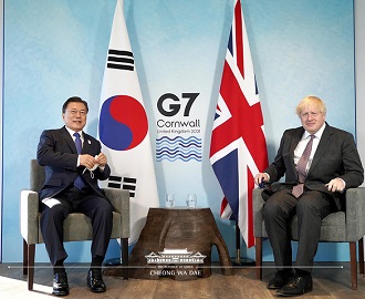 [G7 정상회의 계기] 한-영국 정상회담 이미지