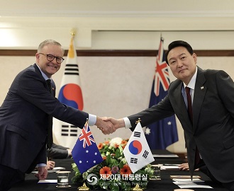 [NATO 정상회의 계기] 윤 대통령, 호주 총리와 회담…가치연대·북 비핵화 등 협력 이미지