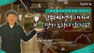 남부터미널역 지하에서 딸기가 자라나요🍓 | 넥스트온 최재빈 대표 인터뷰
