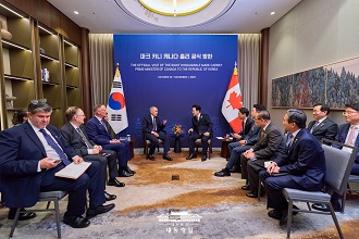 한-캐나다 안보·국방 협력 파트너십 수립