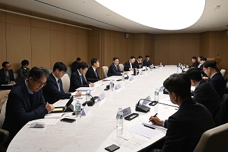 정상 경제행사 성과관리 TF: 기업 협력과 사업으로 확산되기 위한 방안 논의