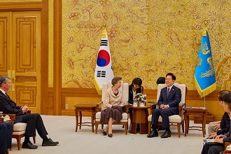 이 대통령, 영국 앤 공주 접견