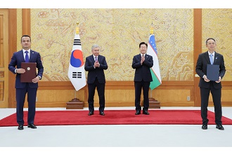 [한-중앙아 정상회의 계기] 한-우즈베키스탄 전략적 사업발굴 업무협약