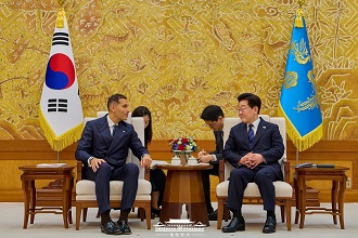 이재명 대통령, 칼둔 UAE 행정청장 접견