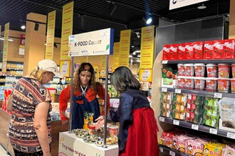 우즈베키스탄 Korzinka(까르진까) K-Food 코너 판촉전 및 칠레 식품전시회 한국관