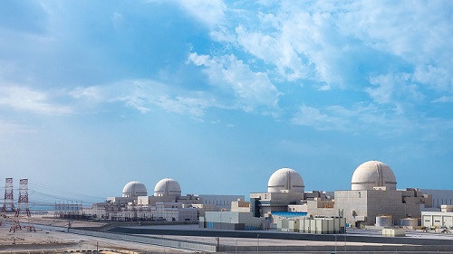 아랍지역 최대 청정에너지원인 바라카원전 1~4호기 전경