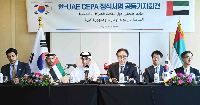 한-UAE CEPA 정식서명 공동기자회견