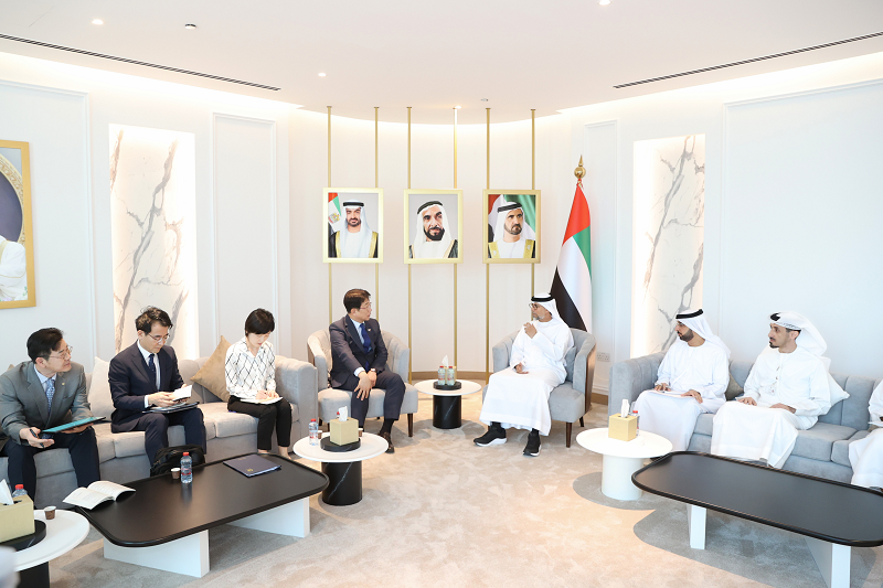 UAE 내 에너지 사업 및 공항·철도 등 인프라 사업 협력 논의장