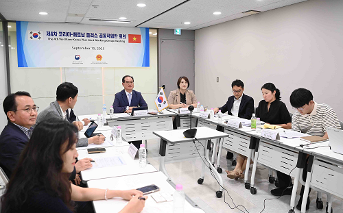 제4차 코리아 베트남 플러스 공동작업반 회의: 한국측 모습