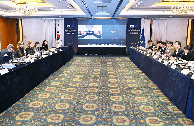 한-EU FTA 상품무역위원회 이미지