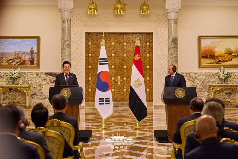 한·이집트 공동언론발표