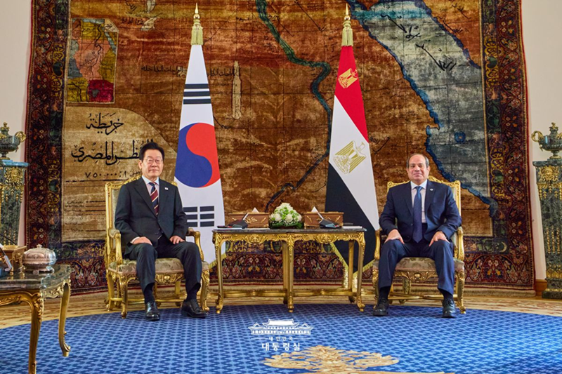 한·이집트 단독회담