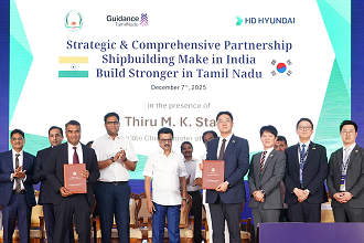 HD현대, 인도 주 정부와 신규 조선소 설립 MOU 체결