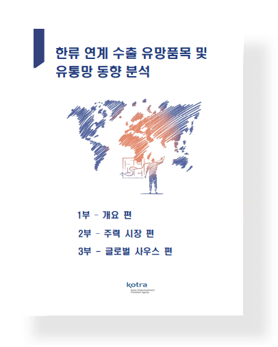 한류 연계 수출 유망품목 및 유통망 동향 분석