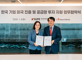 美 대표 한인 은행 한미은행과 한국기업의 미국 시장 진출 및 공급망 투자 지원을 위한 업무협약