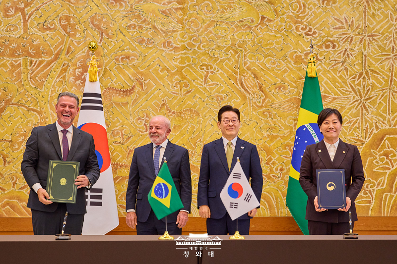 한&middot;브라질 양해각서 체결식