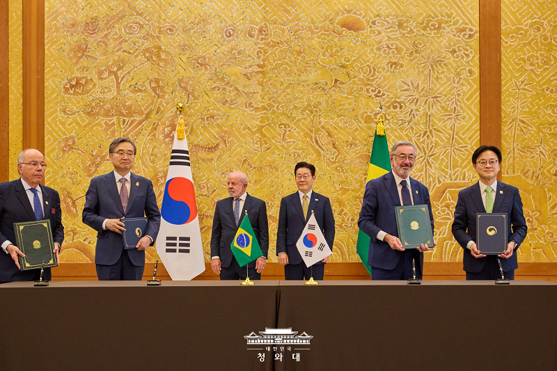 한&middot;브라질 양해각서 체결식
