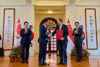 한-싱가포르 인공지능 협력사업, 공동연구 업무 협약