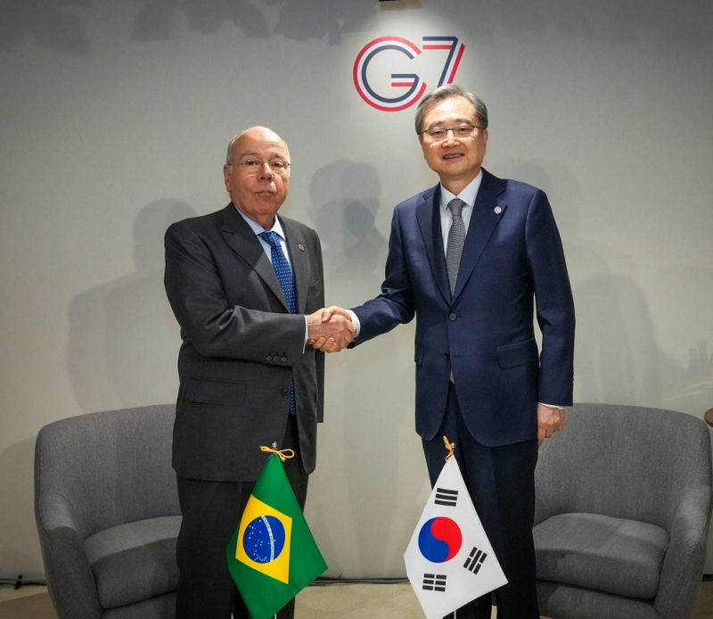 G7 외교장관회의 계기 한-브라질, 캐나다 외교장관 회담 이미지