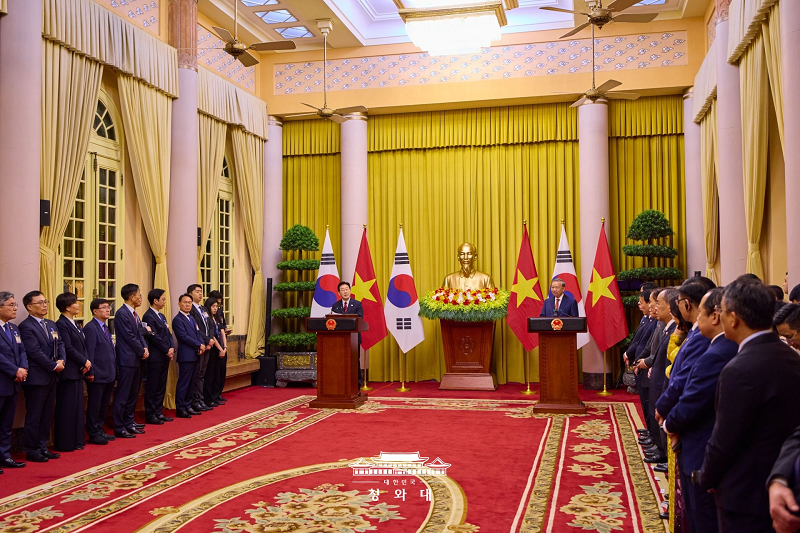 한&middot;베트남 공동언론발표