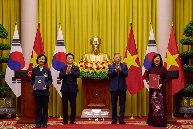 식품의약안전처 한&middot;베트남 MOU 교환식
