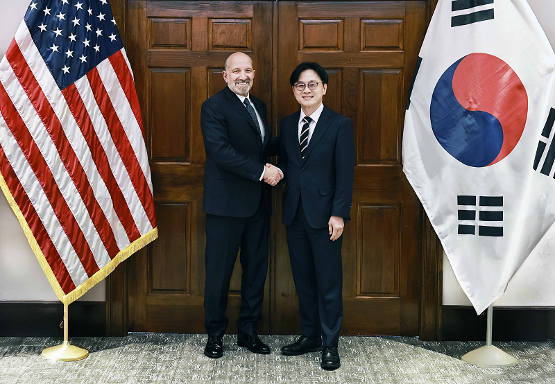 미국 상무부 장관 면담