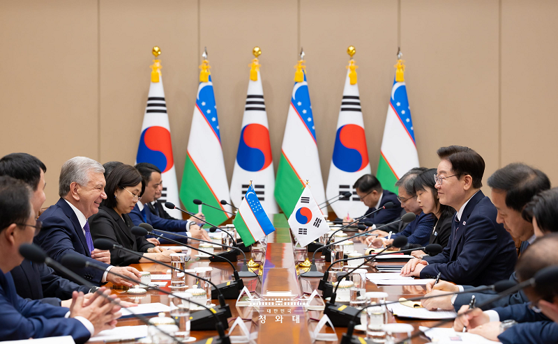 정상회담 확대 회담장