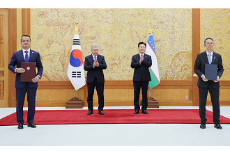 [한-중앙아 정상회의 계기] 한-우즈베키스탄 전략적 사업발굴 업무협약
