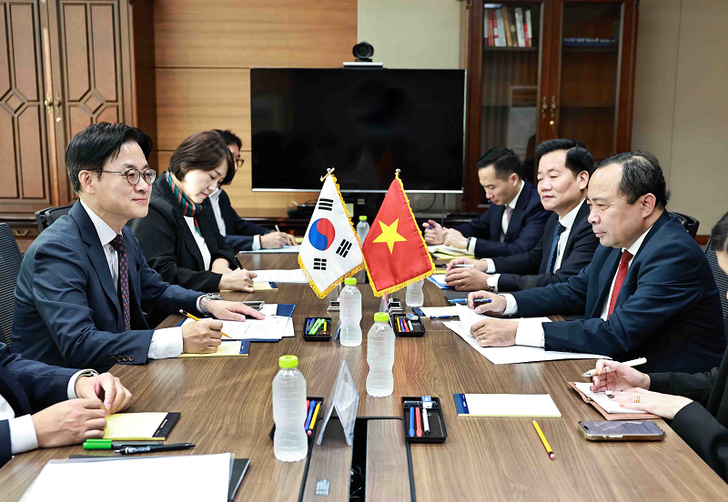 베트남 과학기술부 장관 면담장